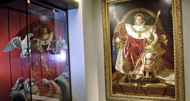 photo d'une salle du musée consacrée à Napoléon