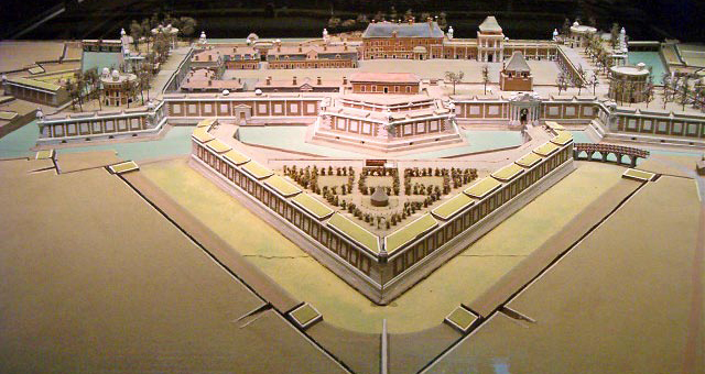 Plan-relief de la ville de Saint-Omer à l'échelle 1/600