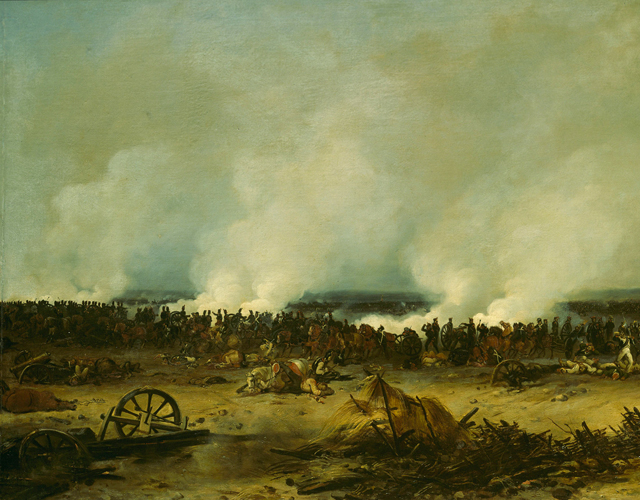 Esquisse ou Maquette du Panorama de la bataille de la Moskowa, le 7