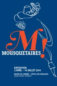 affiche de l'exposition mousquetaires