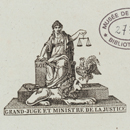 Bas relief de Napoléon présentant le code civil