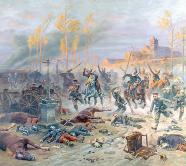 Épisode de la bataille de la Marne, 1914. Eugène Chaperon