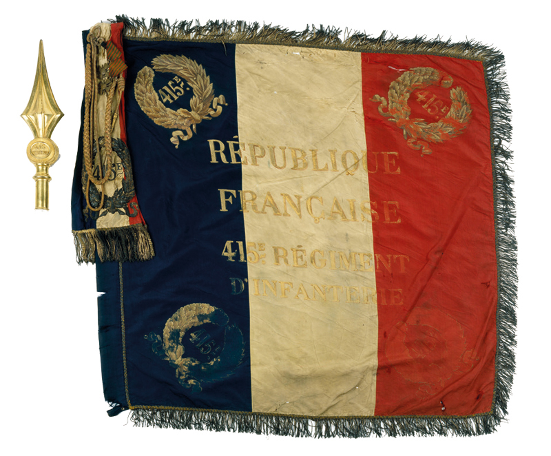 Photo du drapeau du 415e régiment d’infanterie