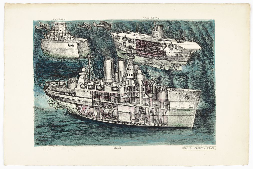 Home fleet, 1940, Jean Pierre Henri Delpech © Paris - Musée de l'Armée, Dist. RMN-Grand Palais / Emilie Cambier