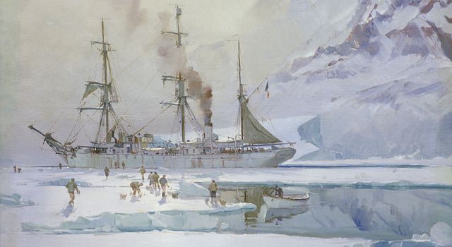 Marin Marie, Le Pourquoi pas dans le Scoresby Sound (1925), 1943 © Musée national de la Marine