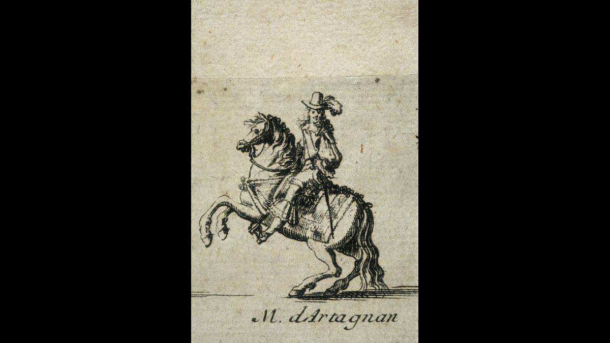 Nicolas Cochin, "Détail de la marche à l’entrée de leurs Majestez en la ville de Paris", feuille d’Almanach évoquant l’entrée de Louis XIV et de Marie-Thérèse à Paris après leur mariage en 1660. (détail) (C) Paris - Musée de l'Armée, Dist. RMN-Grand Palais / Emilie Cambier