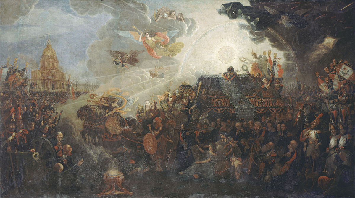 François Trichot, Tableau allégorique du retour des Cendres de Napoléon, le 15 décembre 1840 © Paris - Musée de l'Armée, Dist. RMN-Grand Palais / image musée de l’Armée