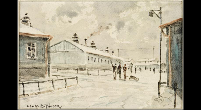 Buchenwald. Vue sur l’hôpital