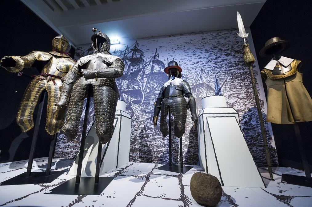 Vues de l'exposition "Mousquetaires !"