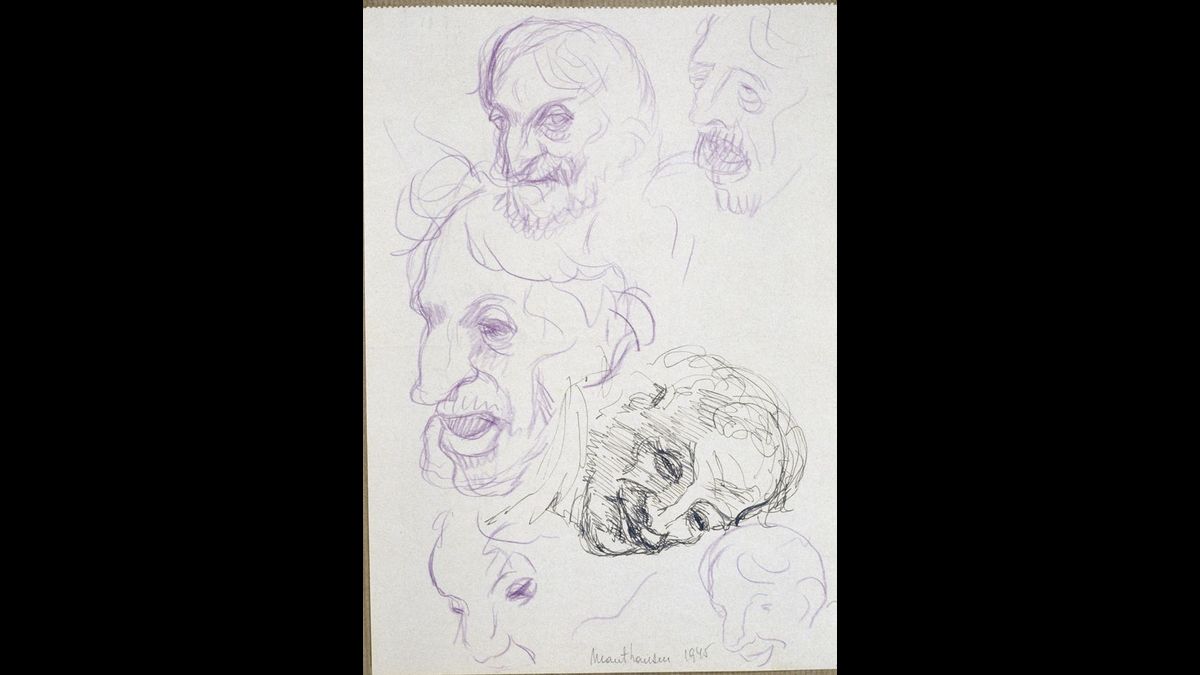 Etude de têtes, Mauthausen (C) Paris - Musée de l'Armée, Dist. RMN-Grand Palais / Pascal Segrette