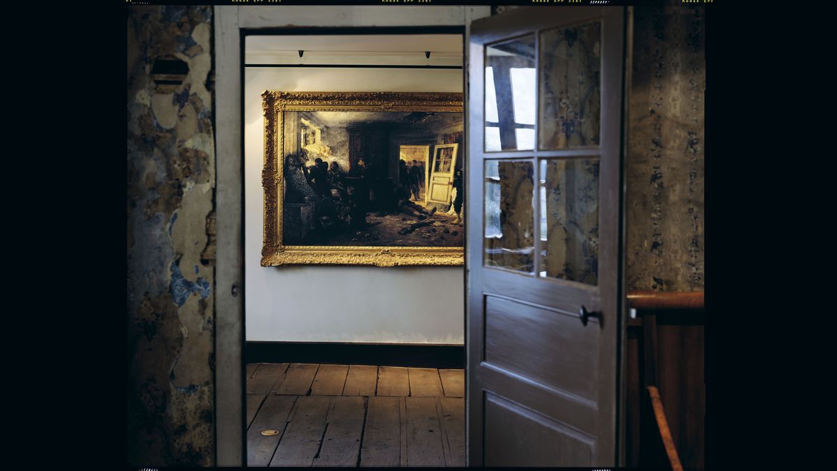 Champs de Bataille. Bataille de Bazeilles. 31 août-1er septembre 1870. Les Dernières Cartouches peint en 1873 par Alphonse de Neuville, Bazeilles, France, Yan Morvan (C) Paris - Musée de l'Armée, Dist. RMN-Grand Palais / Yan Morvan