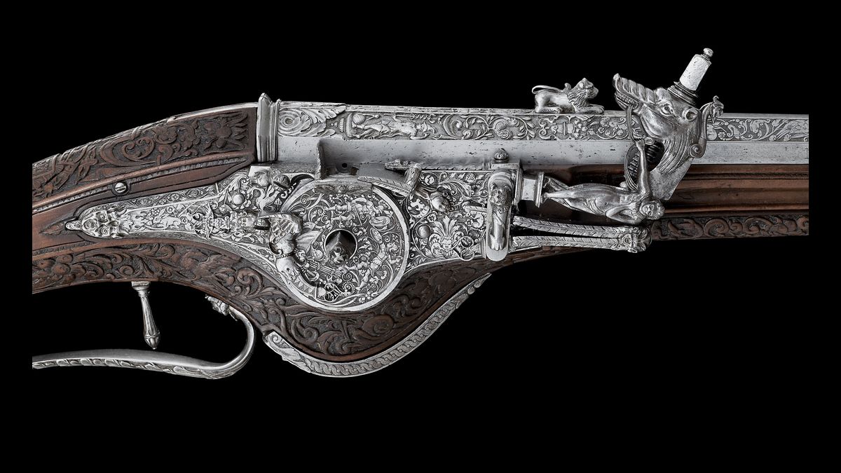 Arquebuse à rouet entre 1615 et 1630 (C) Paris - Musée de l'Armée, Dist. RMN-Grand Palais / Jean-Yves et Nicolas Dubois