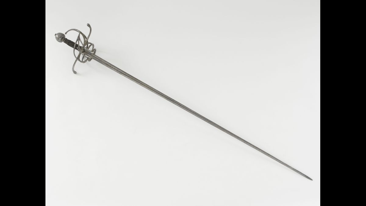 Epée. Monture allemande et lame espagnole. Inscription sur la lame : "De Francisco en Toledo" (C) Paris - Musée de l'Armée, Dist. RMN-Grand Palais / Emilie Cambier