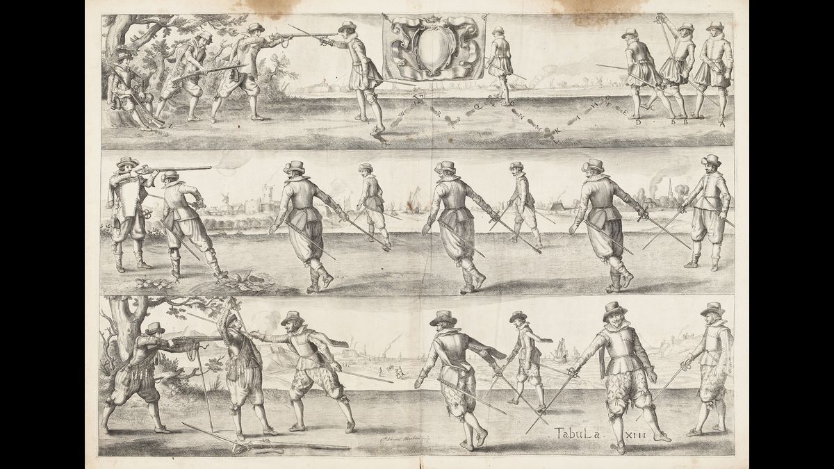 Grand Traité de l'Art de l'Escrime, "Gran Simulacro dell Arte e dell'Uso della Scherma" de Ridolfo Capo Ferro da Cagli (C) Paris