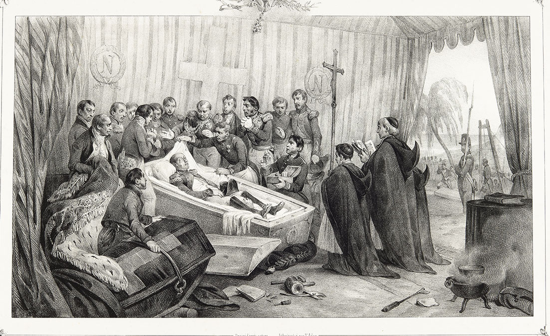 Victor Jean Vincent Adam, Opening of Napoléon's Coffin on Saint Helena Island, 16 October 1840 ©Paris, musée de l’Armée, Dist. RMN-Grand Palais/ Image musée de l'Armée