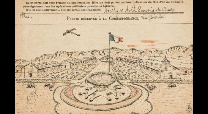 Araply. 11 avril. Souvenir du camp. Vue générale (C) Paris - Musée de l'Armée, Dist. RMN-Grand Palais / Pascal Segrette 