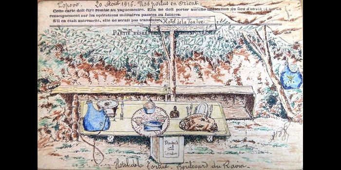 Lopovo. 20 août 1916. Nos poilus en Orient (C) Paris - Musée de l'Armée, Dist. RMN-Grand Palais / Pascal Segrette