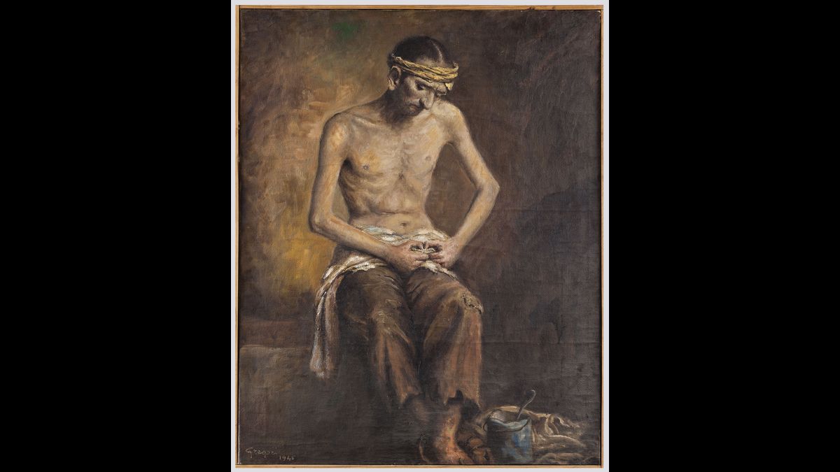 La Recherche des poux, Mauthausen, 1945 (C) Paris - Musée de l'Armée, Dist. RMN-Grand Palais / Christophe Chavan