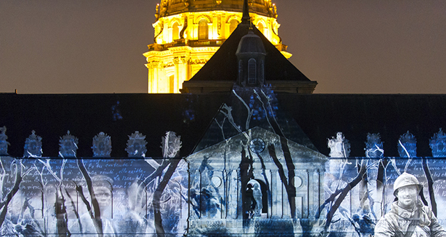First World War Centenary Sound and Light Show: La Nuit aux Invalides