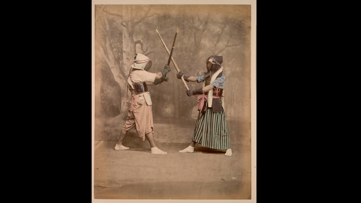 Baron Raimund von Stillfried- Rathenitz (1839-1911) "Escrimeurs Kendo", Paris, musée Guimet - musée national des Arts asiatiques