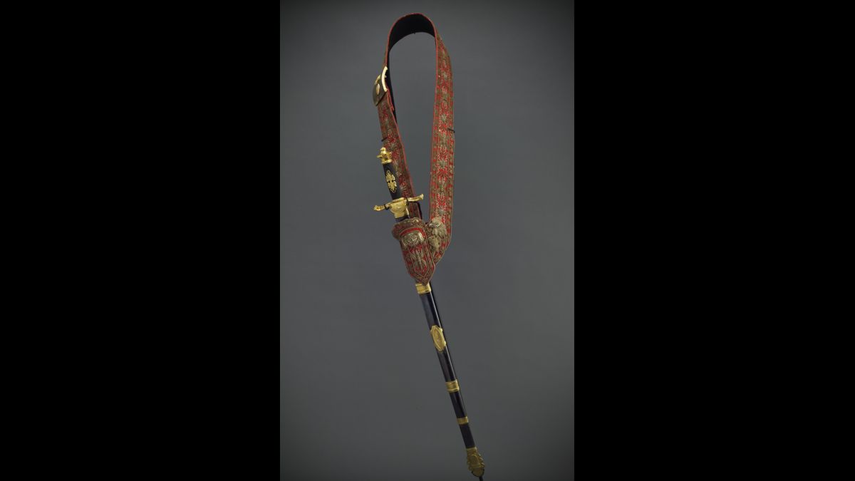 Glaive et baudrier de commandement en chef de Jean Lannes, vers 1798-1799, Paris, musée de l'Armée © Paris - Musée de l'Armée, Dist. RMN-Grand Palais / Émilie Cambier