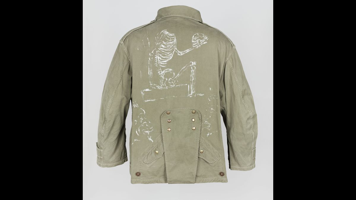 Veste de saut modèle 1947 de Roger Appert, vers 1947-1953, Paris, musée de l'Armée © Paris - Musée de l'Armée, Dist. RMN-Grand Palais / Christophe Chavan