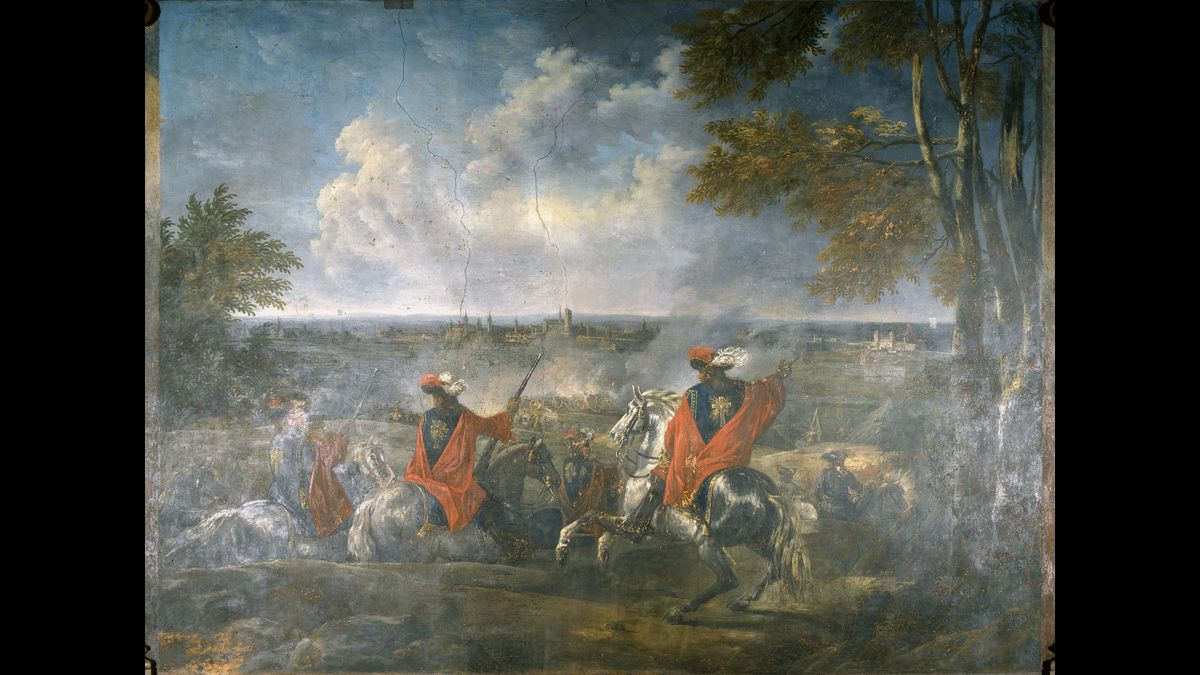 Prise de Gand, du 5 au 12 mars 1678, peint en 1679-1680 par Parrocel Joseph (1646-1704) (C) Paris - Musée de l'Armée, Dist. RMN-Grand Palais / Pascal Segrette