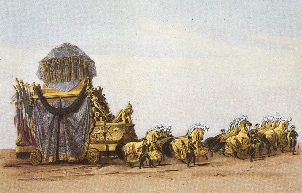 Victor Jean Vincent Adam, Napoleon's Funeral Carriage Crossing the Place de la Concorde, 15 December 1840 ©Paris, musée de l’Armée, Dist. RMN-Grand Palais/ Image musée de l'Armée