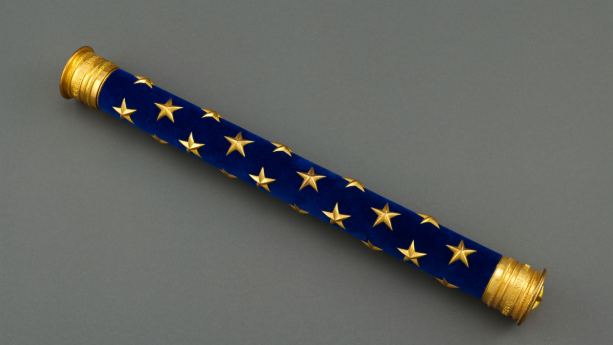 Bâton de maréchal de France du maréchal Koenig (C) Paris, musée de l'Armée.