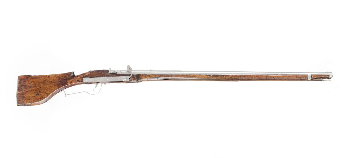 Mousquet à mèche.  (C) Paris - Musée de l'Armée, Dist. RMN-Grand Palais / Emilie Cambier