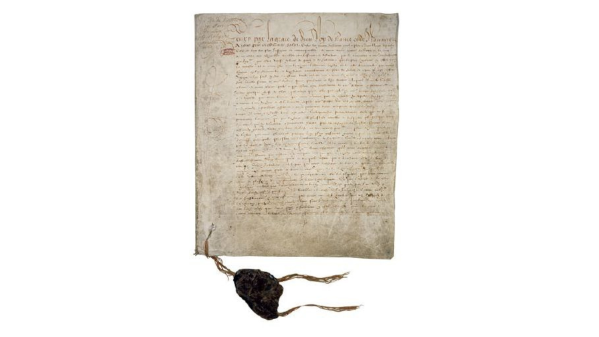 Édit de Nantes, 30 avril 1598 © Archives nationales (France)