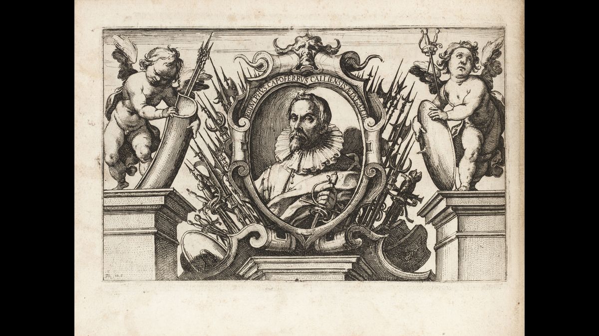Grand Traité de l'Art de l'Escrime, "Gran Simulacro dell Arte e dell'Uso della Scherma" de Ridolfo Capo Ferro da Cagli (C) Paris - Musée de l'Armée, Dist. RMN-Grand Palais / image musée de l'Armée