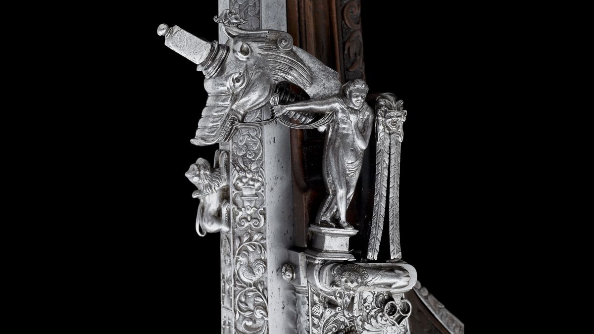 Arquebuse à rouet entre 1615 et 1630 (C) Paris - Musée de l'Armée, Dist. RMN-Grand Palais / Jean-Yves et Nicolas Dubois