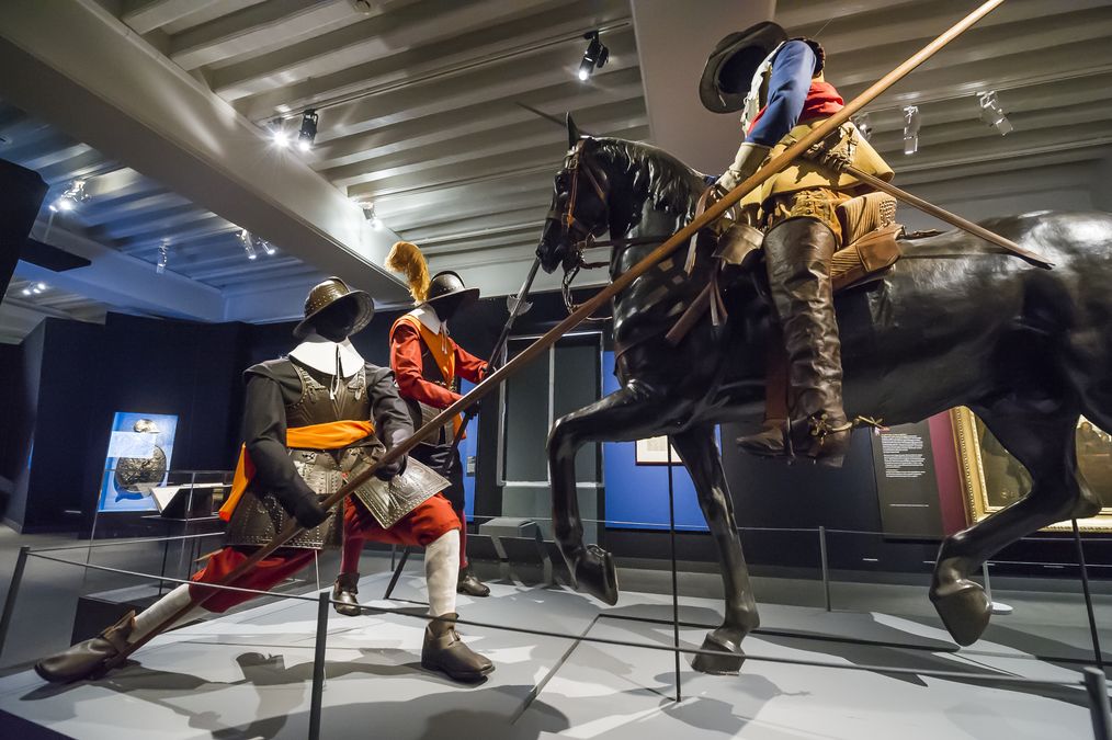 Vues de l'exposition "Mousquetaires !"