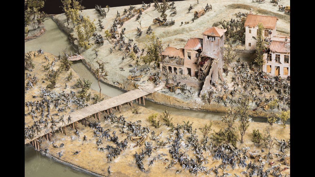 Martin Boitard (1778-1822), "Plan-relief de la bataille de Lodi", 10 mai 1796(C) Paris - Musée de l'Armée, Dist. RMN-Grand Palais / Emilie Cambier