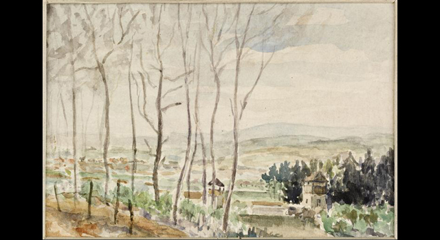Vue de Weimar depuis Buchenwald