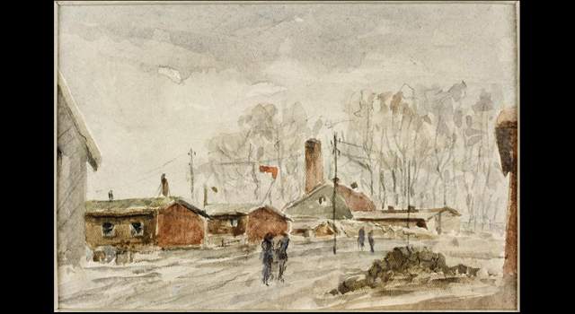 Buchenwald. Quartier du crématoire