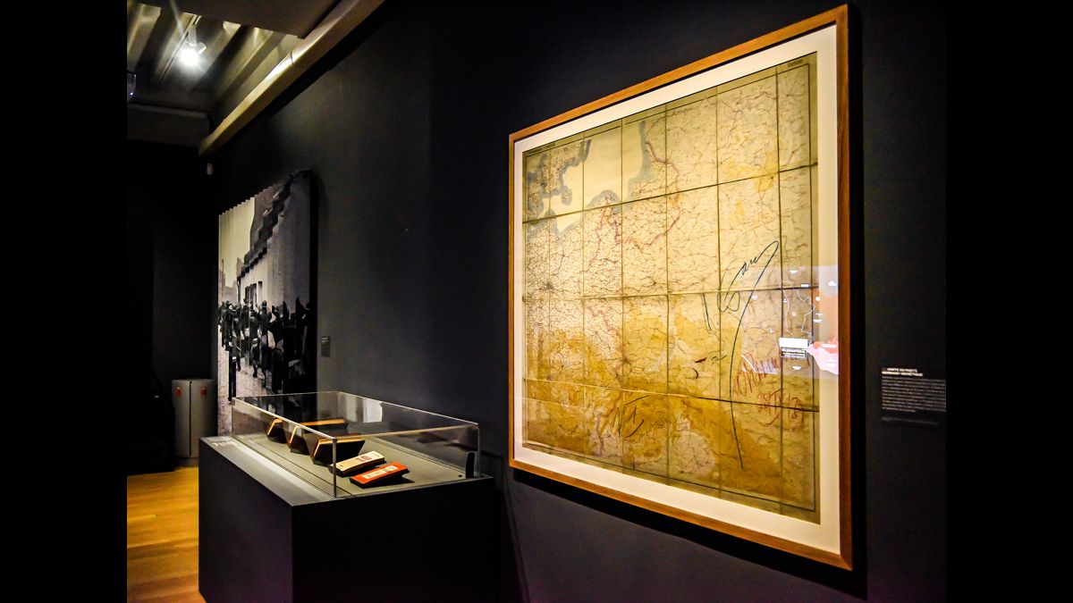 Carte du Pacte germano-soviétique / © Paris, musée de l’Armée