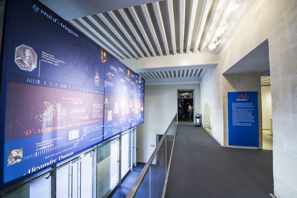 Vues de l'exposition "Mousquetaires !"