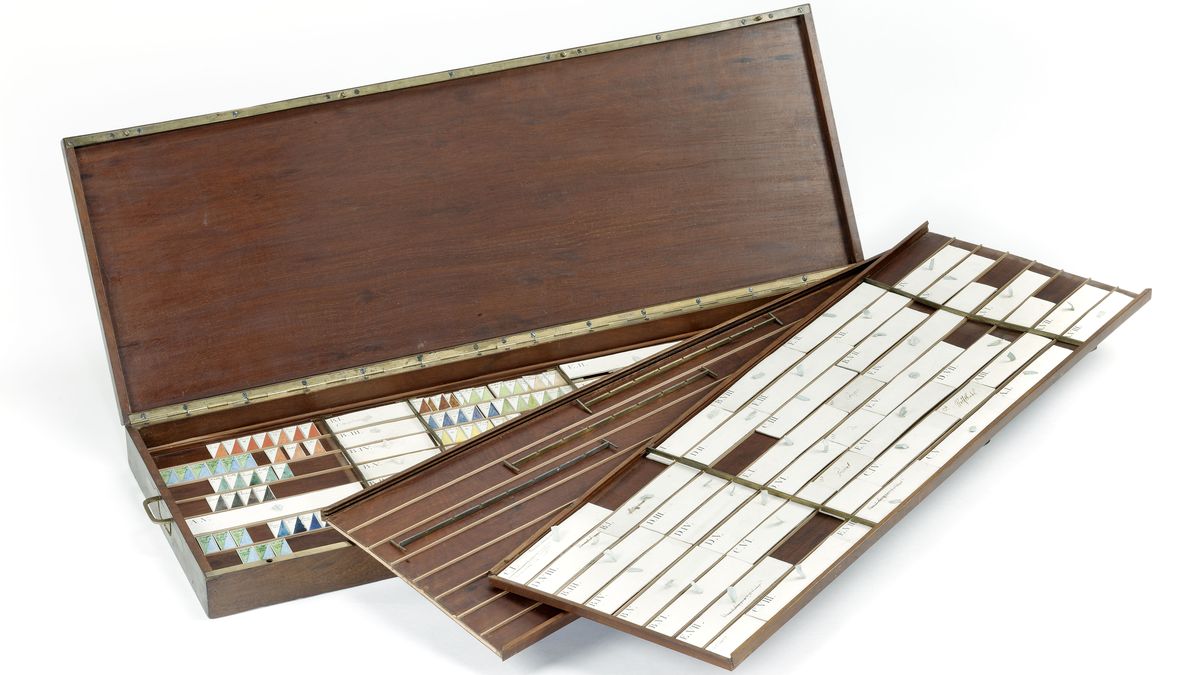 Cassette utilisée par Napoléon Ier, contenant des renseignement sur les armées autrichiennes d'Italie et d'Allemagne en 1805 (C) Paris - Musée de l'Armée, Dist. RMN-Grand Palais / Christophe Chavan