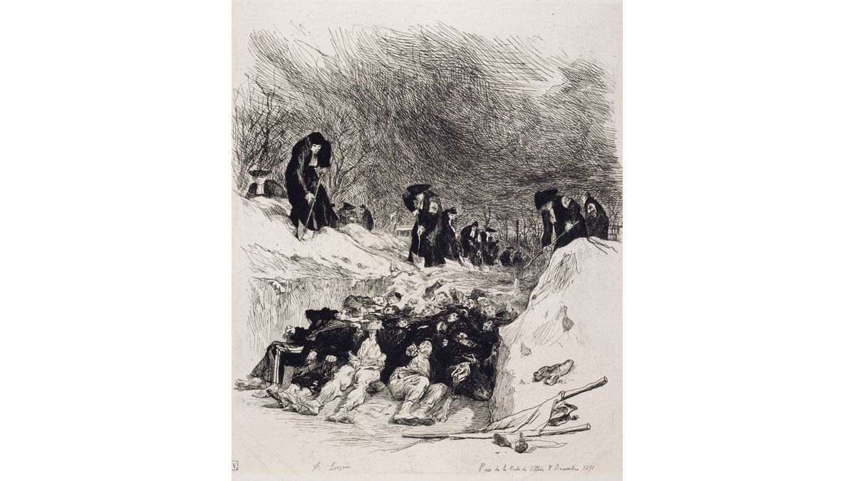 Près de la route de Villiers, 8 décembre 1870, André-Auguste Lançon (C) Paris - Musée de l'Armée, Dist. RMN-Grand Palais / Pascal Segrette